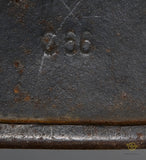 WWII German Luftwaffe Model 1940 Single Decal Helmet