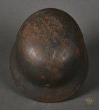WWII German Luftwaffe Model 1940 Single Decal Helmet