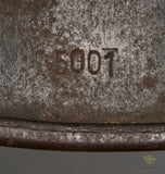 WWII German Luftwaffe Model 1940 Single Decal Helmet