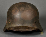 Third Reich Model 1940 Police Double Decal Combat Helmet