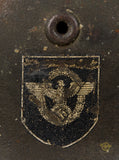 Third Reich Model 1940 Police Double Decal Combat Helmet
