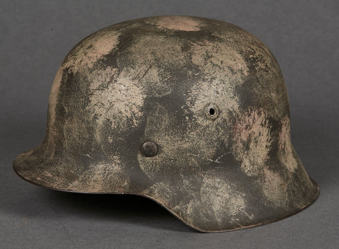 WWII German Army Model 1942 Camouflage Combat Helmet