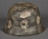 WWII German Army Model 1942 Camouflage Combat Helmet