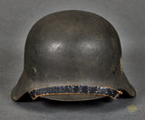 WWII German Army Model 1942 Single Decal, Originally No Decal, Combat Helmet