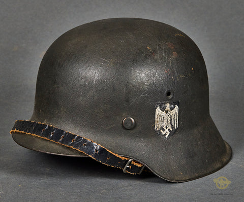 WWII German Army Model 1942 Single Decal, Originally No Decal, Combat Helmet
