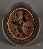 WWII German Wehrmacht Combat Helmet with GI Added Swastikas
