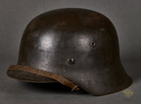 WWII German Army Model 1942 Combat Helmet, Named