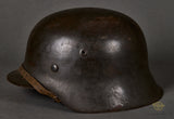WWII German Army Model 1942 Combat Helmet, Named