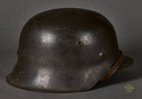 WWII German Army Model 1942 Combat Helmet, Named