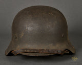 WWII German Army Model 1942 Single Decal Helmet
