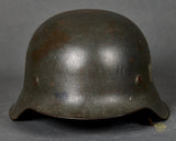 WWII German Army Model 1942 Single Decal Combat Helmet