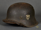 WWII German Army Model 1942 Single Decal Helmet