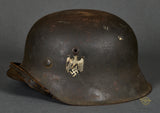 WWII German Army Model 1942 Single Decal Helmet