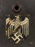WWII German Army Model 1942 Single Decal Helmet
