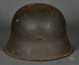 WWII German Army Model 1942 Single Decal Helmet
