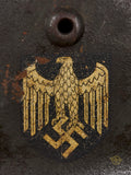 WWII German Army Model 1942 Single Decal Helmet