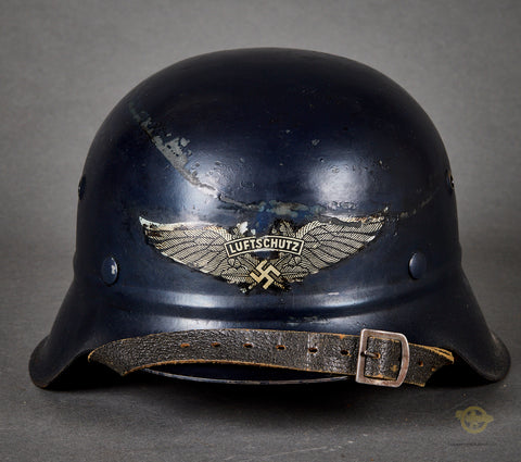 Scarce Third Reich Luftschutz Model 1942 Combat Helmet