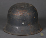 WWII German Luftwaffe Model 1942 Single Decal Helmet