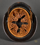 WWII German Luftwaffe Model 1942 Single Decal Helmet