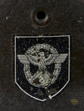 Third Reich Police Model 1942 Double Decal Combat Helmet