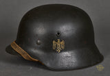 WWII German Army Model 1942 Single Decal Combat Helmet