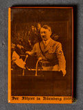 German WWII Pocket Mirror with Adolf Hitler in Nürnberg