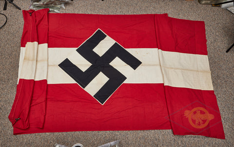 German WWII Huge HJ Banner