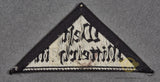 German WWII BDM/JM District Sleeve Triangle for West Mittelrhein