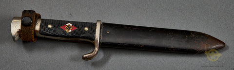 German WWII HJ Knife w/Motto by Gebrüder Christians (Christianswerk, Solingen)