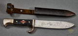 German WWII HJ Knife w/Motto by Gebrüder Christians (Christianswerk, Solingen)