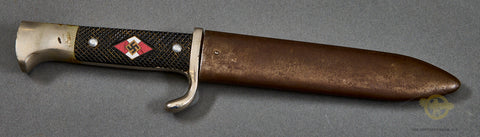 German WWII HJ Knife w/Motto by Anton Wingen