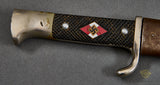 German WWII HJ Knife w/Motto by Anton Wingen