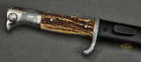 German WWII Short Model Stag Handle Dress Bayonet by WKC***STILL AVAILALBLE***