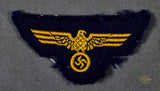 German WWII Kriegsmarine Eagle for Side Cap