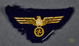 German WWII Kriegsmarine Eagle for Side Cap
