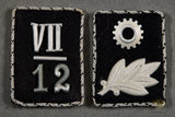 German WWII TeNo Collar Tabs for Scharführer