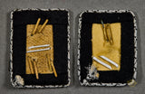 German WWII TeNo Collar Tab Set for Scharführer