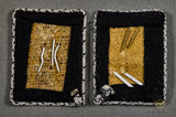 German WWII TeNo Collar Tab Set for Scharführer