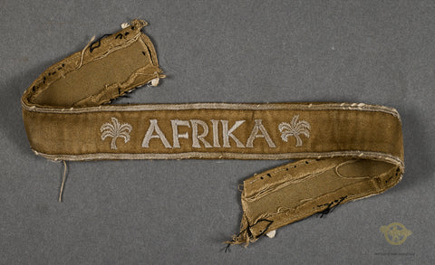 German WWII Afrika Campaign Cufftitle
