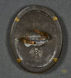 German WWII DAF Visor Cap Insignia