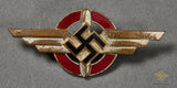 German Third Reich DLV Visor Cap Insignia