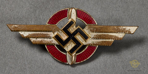 German Third Reich DLV Visor Cap Insignia