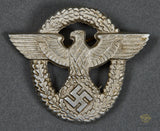 German WWII Police Visor Cap Insignia