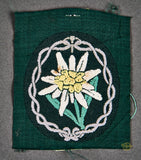 German WWII Army Gebirgsjäger Sleeve Patch