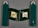 German WWII Set of Forestry Collar Tabs and Sew In Shoulder Boards