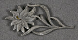 German WWII Edelweiss Insignia for Mountain M43 Field Cap