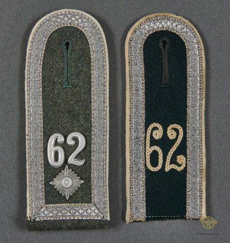 German WWII Army NCO Infantry MISMATCHED Shoulder Board Set