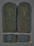 German WWII Army Shoulder Boards for Motorized Transport-