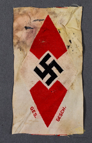 German WWII Hitler Youth Sleeve Diamond