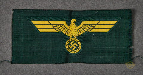 German WWII Coastal Artillery M43 Cap Eagle
